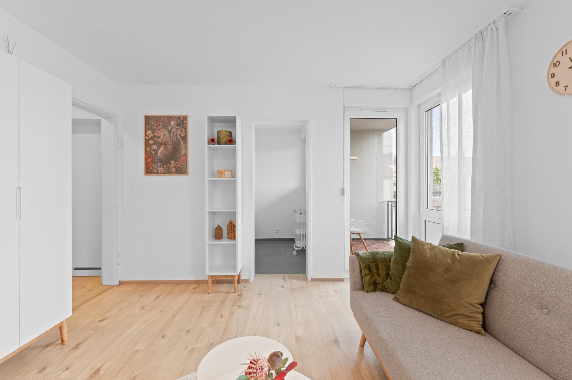Wohlfuehl-Apartment I Zentral I Balkon I Kueche Fellbach Exterior photo